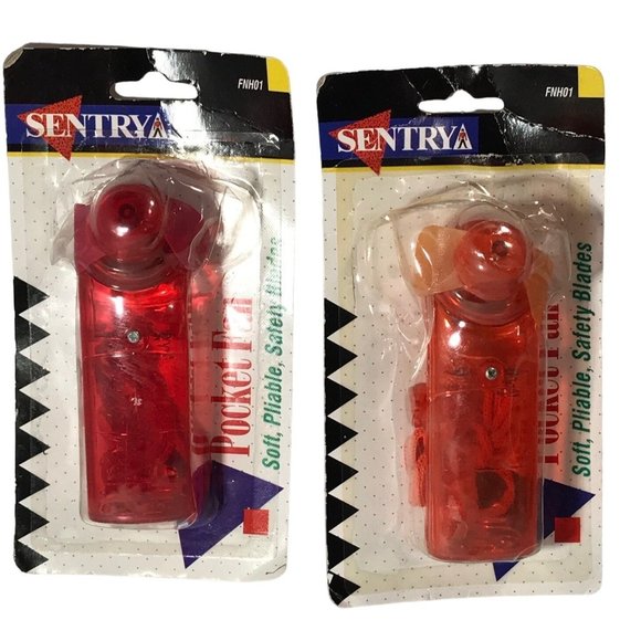 FAN SENTRYA POCKET FAN DESK GAME Wind Cool HEAT TENT PORTABLE COOL HOT BREEZE - Picture 1 of 7